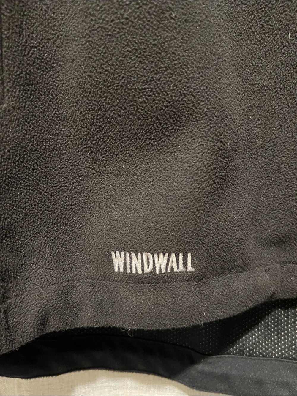 The North Face Black WindWall Fleece Vest - Full Zip, Men's Large